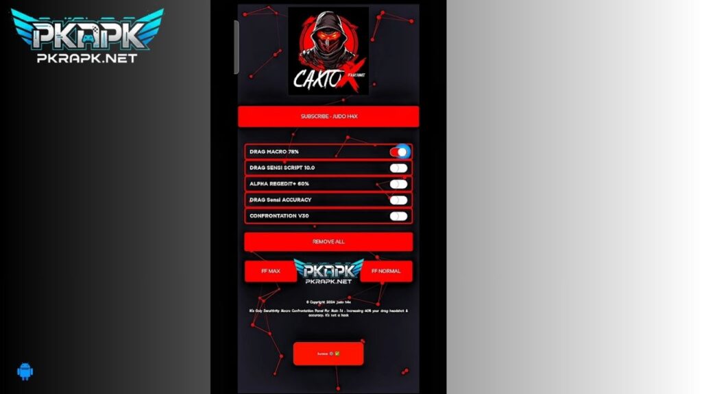 Caxto Panel APK V9 (Free Fire)