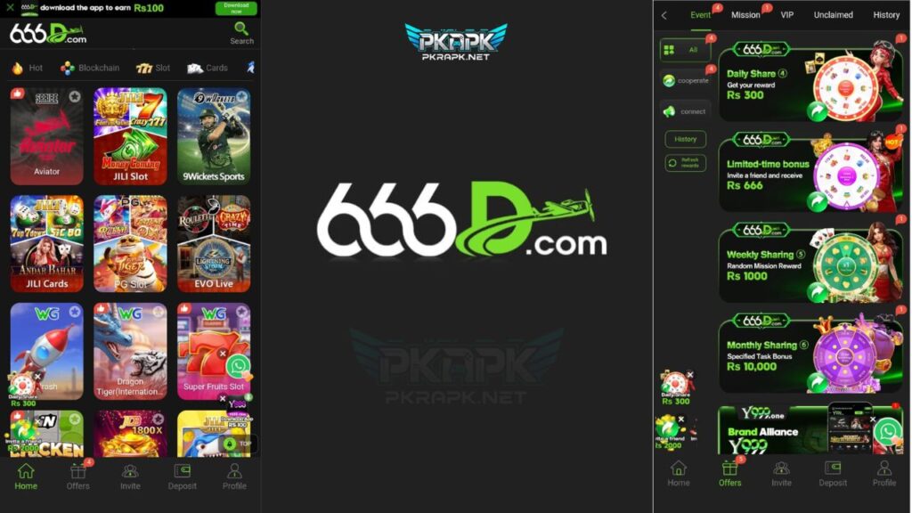 Features of 666D Game App