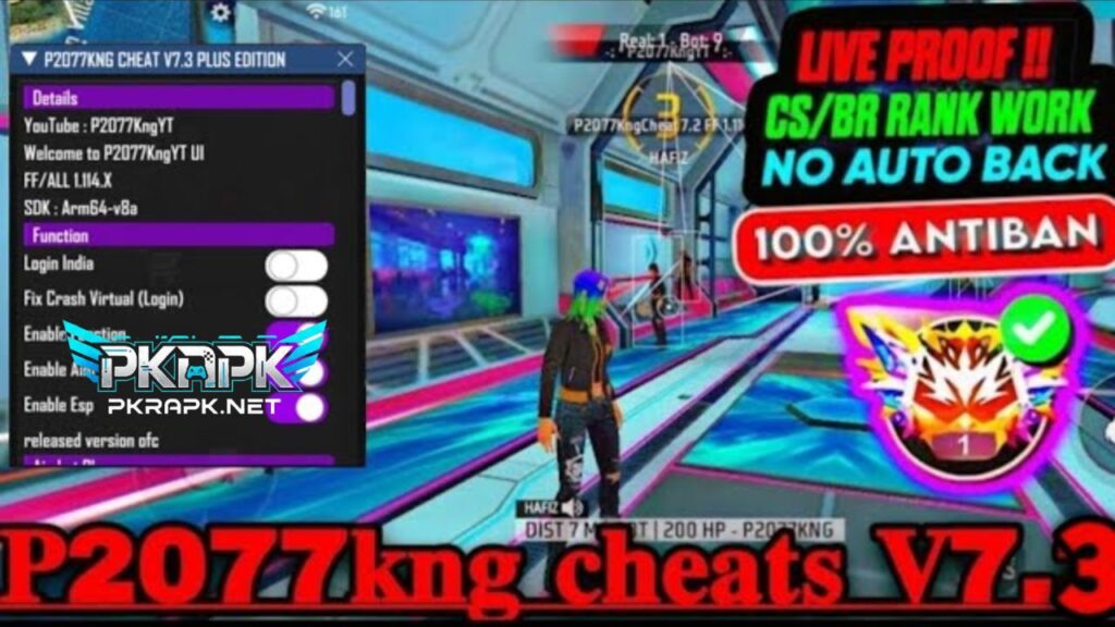 P2077KNG Cheat V7.4 Mod Menu
