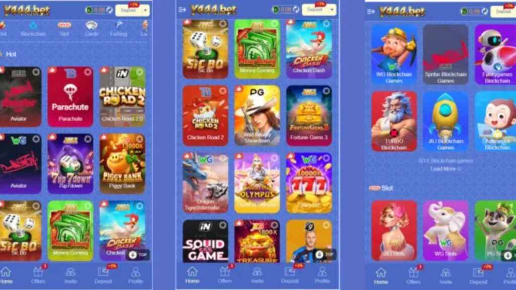 Features of Y444 Game